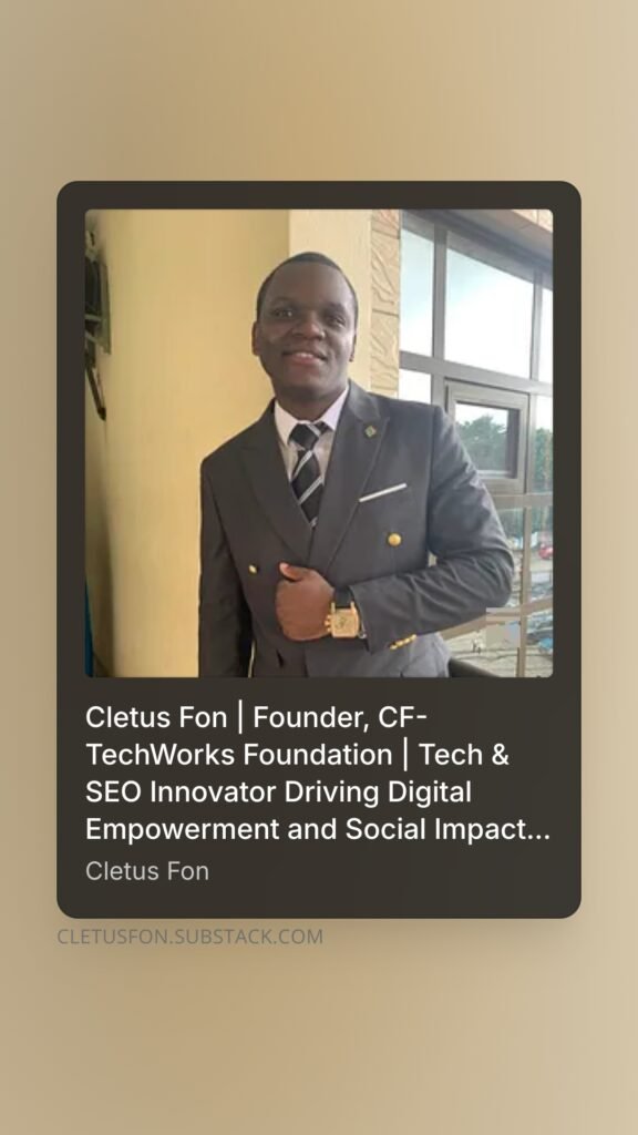 Boost Your Online Presence with CF-TechWorks | Cletus Fon SEO & Website Services