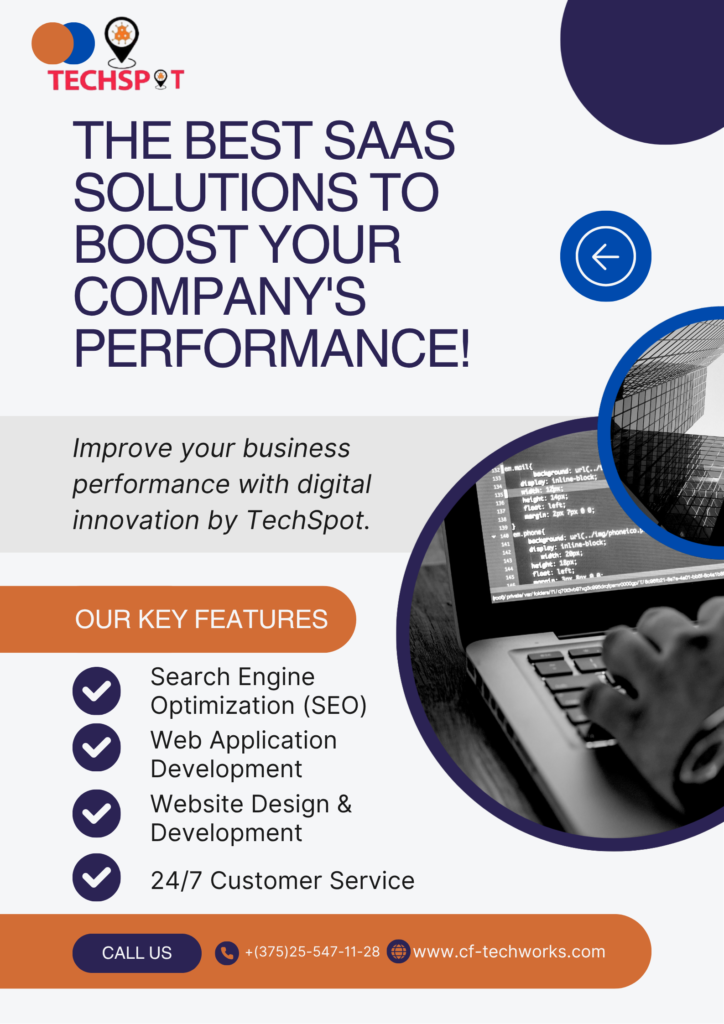 purple and orange professional saas tech services poster (1)