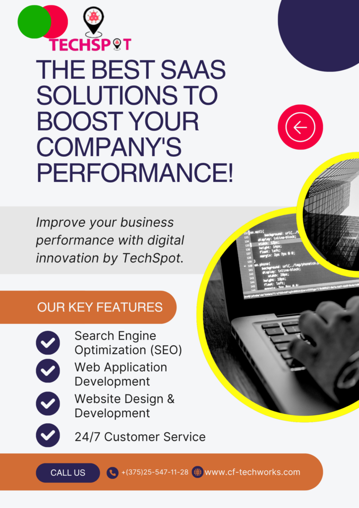purple and orange professional saas tech services poster (2)
